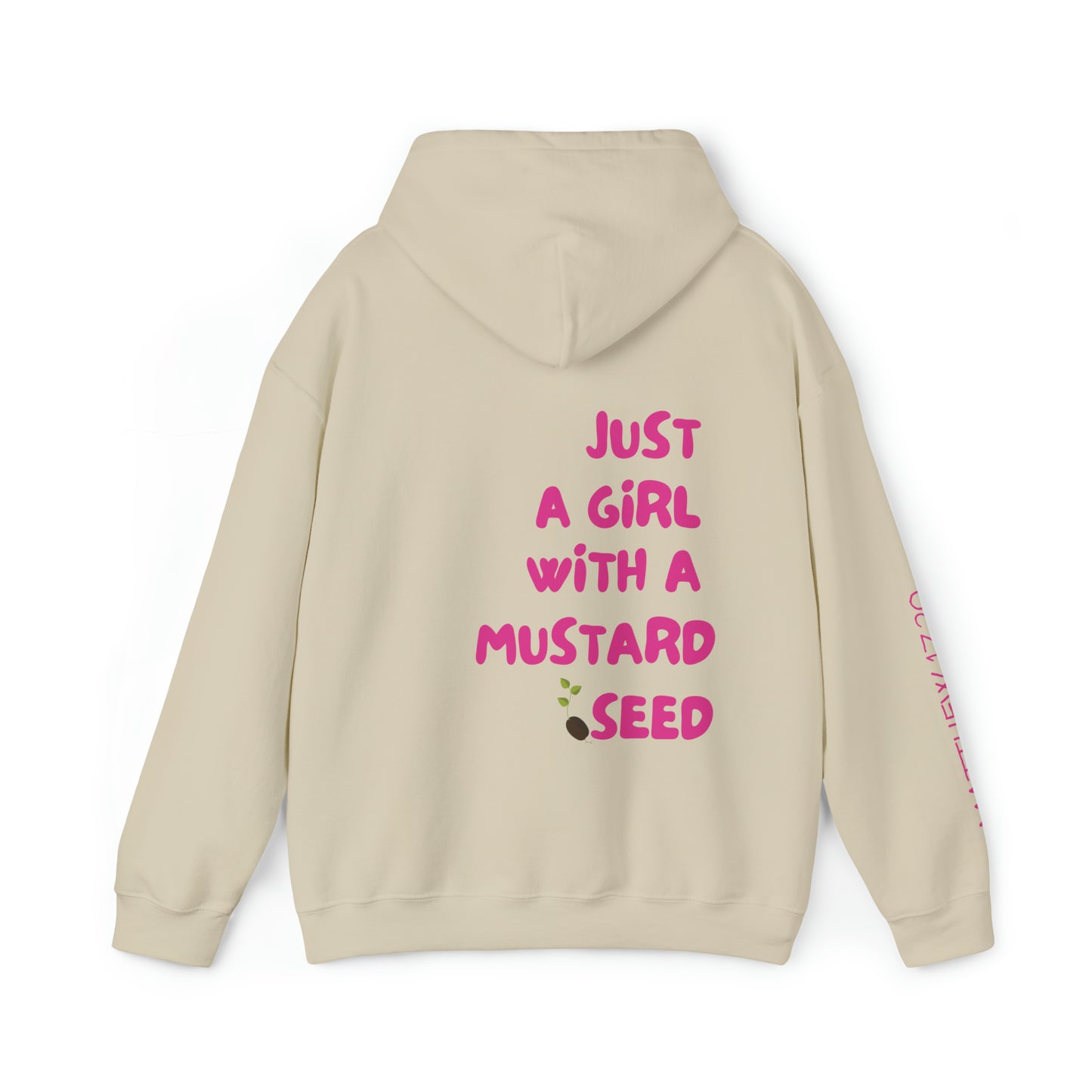 Sand/Pink Mustard Seed Hoodie
