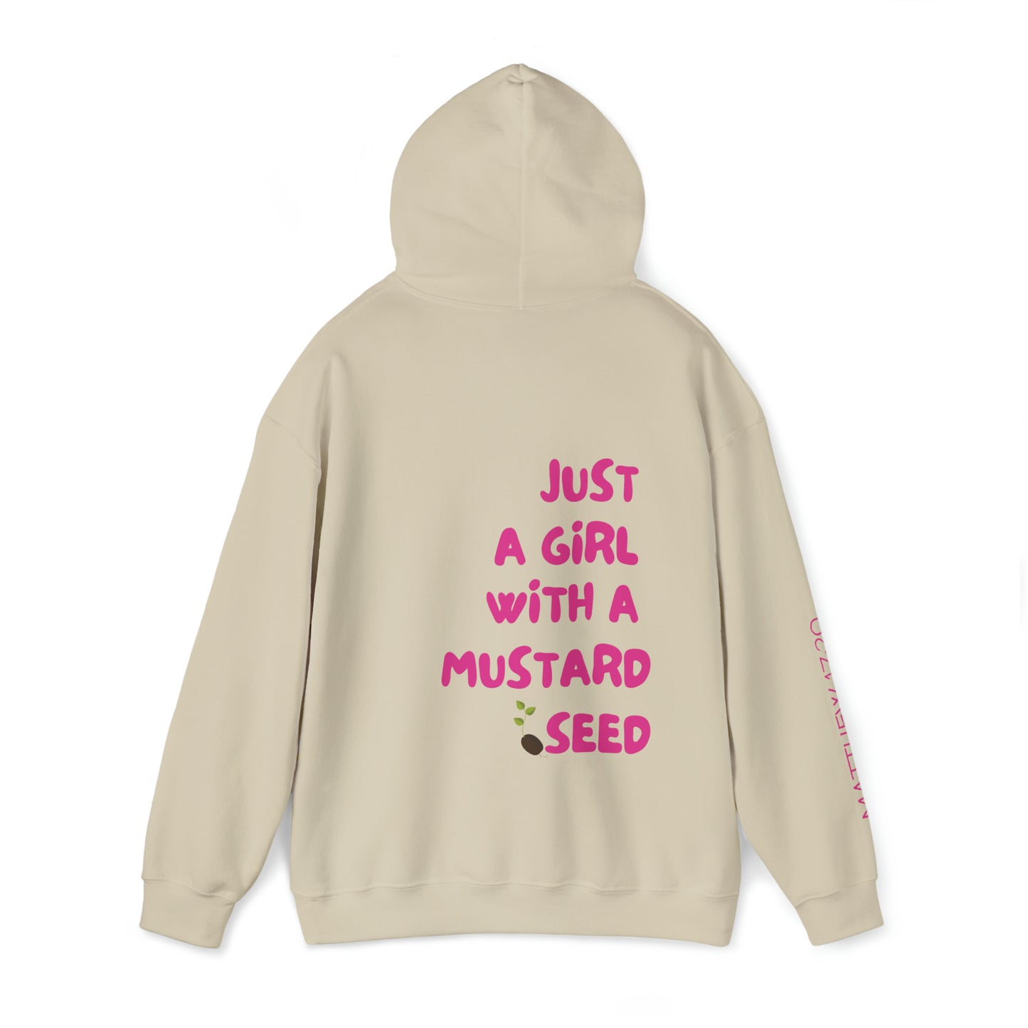 Sand/Pink Mustard Seed Hoodie