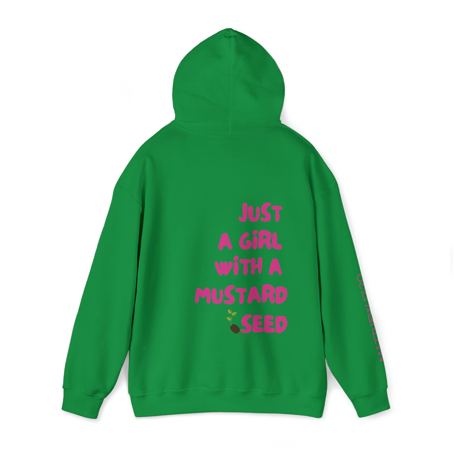 Irish Green/Pink Mustard Seed Hoodie