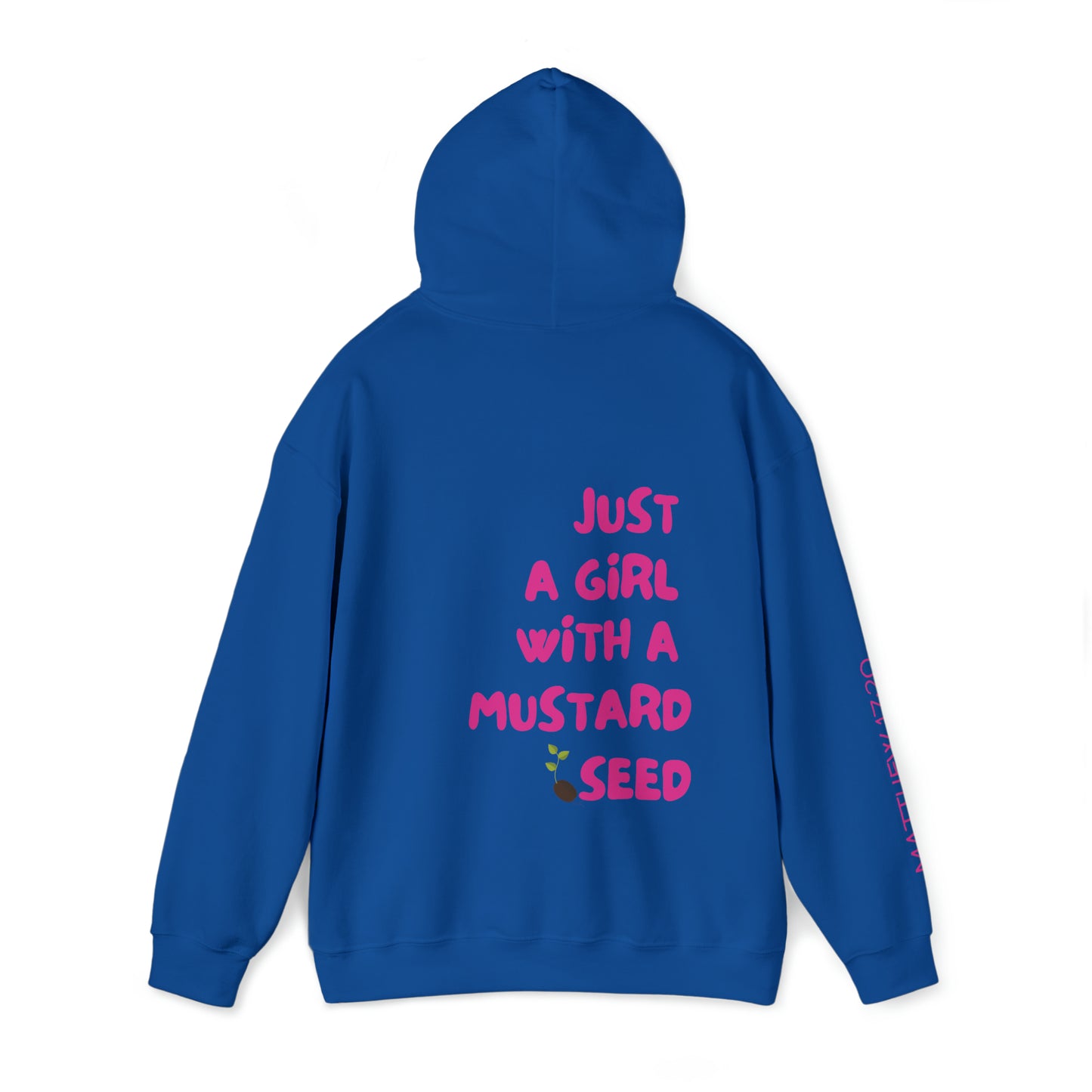 Royal/Pink Mustard Seed Hoodie