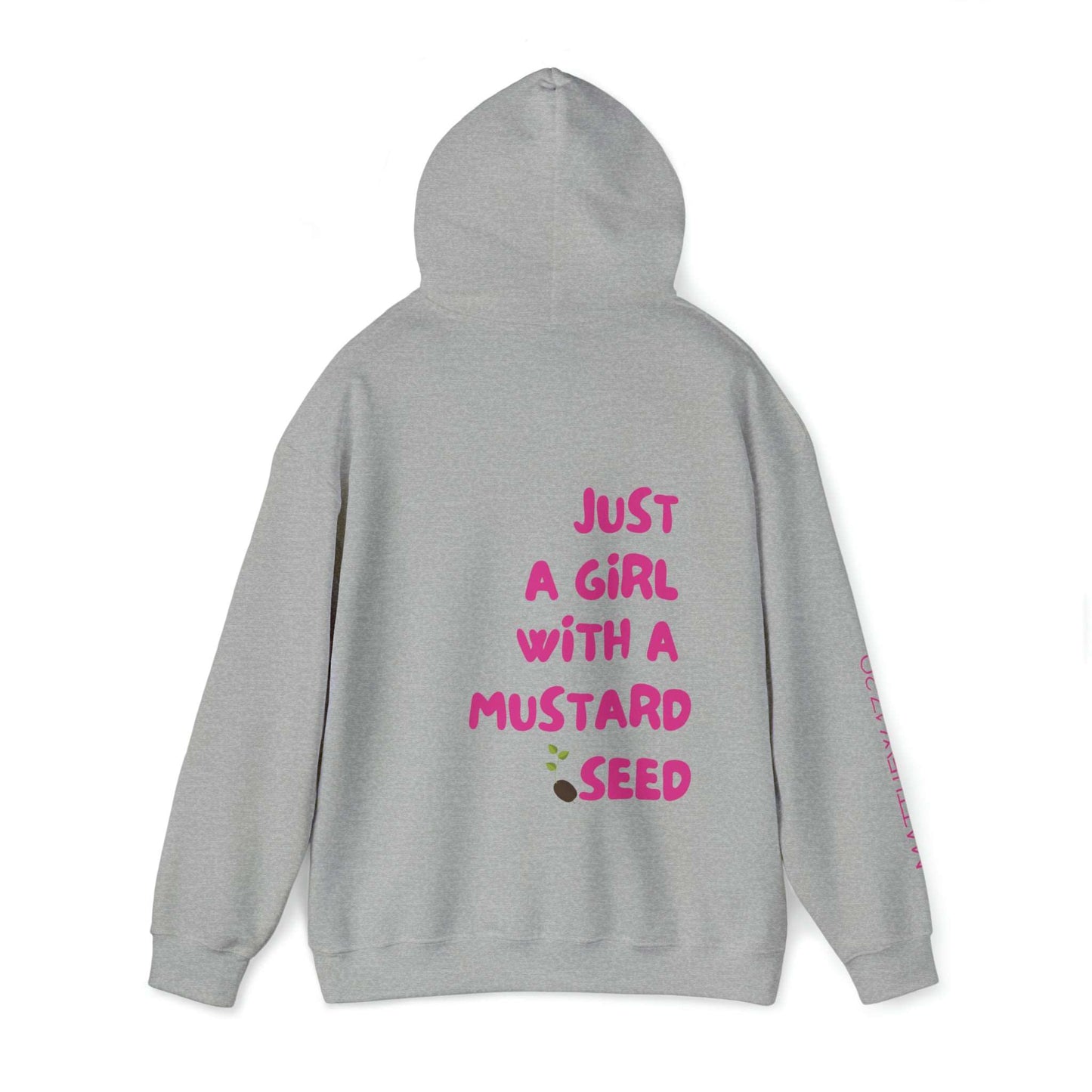 Sport Grey/Pink Mustard Seed Hoodie