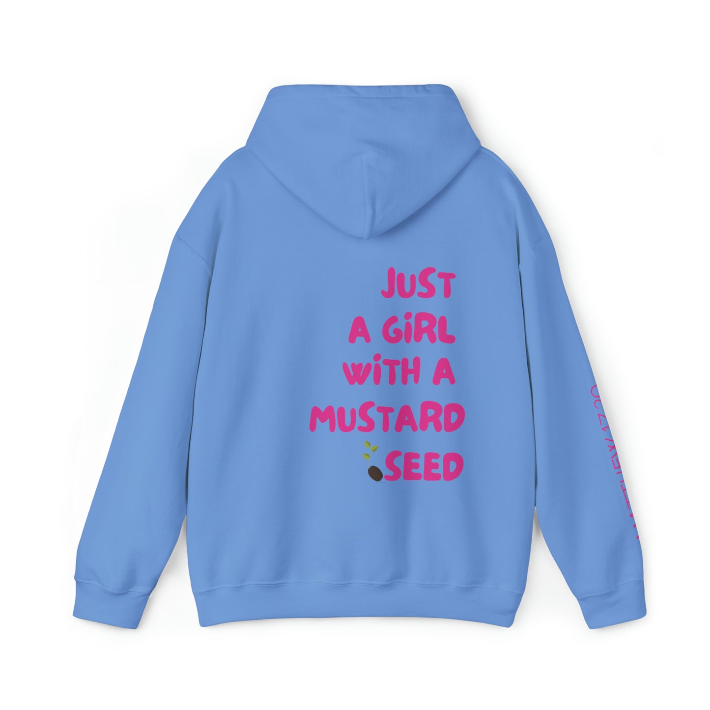 Carolina Blue/Pink Mustard Seed Hoodie