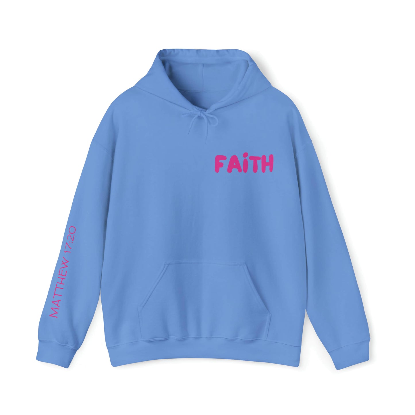 Carolina Blue/Pink Mustard Seed Hoodie